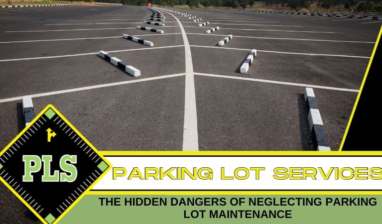 Well-maintained asphalt parking lot with clear line striping and no cracks or potholes